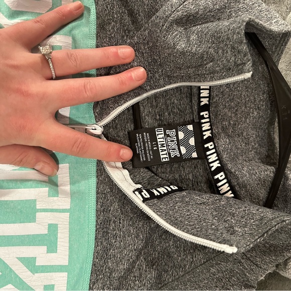 PINK quarter zip - Picture 2 of 2